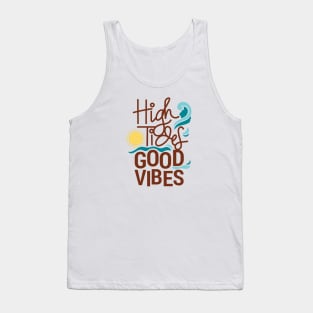 High Tides and Good Vibes Tank Top